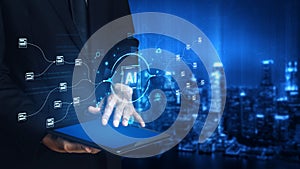 AI for automated data processing and information workflow management. Fermion