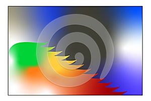 colourful feathers texture backround