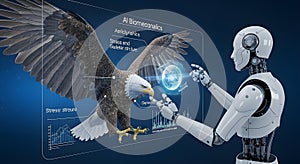 An AI biomechanic studying the physics of an eagle's wing