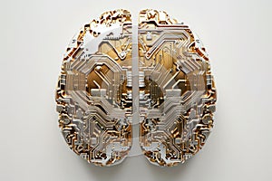 AI brain. Artificial intelligence concept