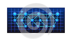 AI Brain Circuitry Vector Icon for Artificial Intelligence Robotics, vector design Generative AI