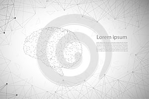 Polygonal brain connection