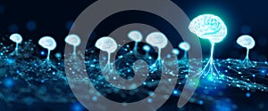 Ai, Machine learning, and NLP Natural Language Processing cognitive computing technology concept