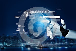 AI Brain Processing Data with Generative Artificial Intelligence Concept Vouch