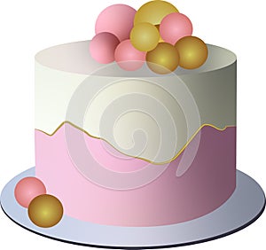 birthday cake isolated