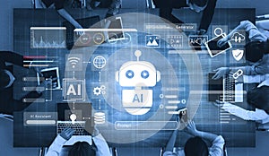 AI chatbot assistant and intelligent automation platform concept Parse