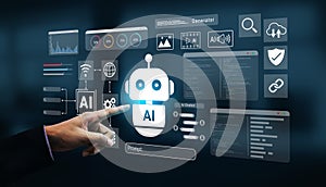 AI chatbot assistant and intelligent automation platform concept Parse