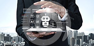 AI chatbot assistant and intelligent automation platform concept Parse