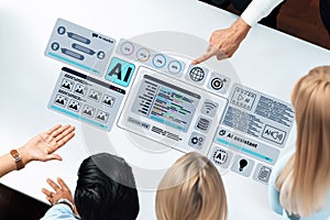 AI chatbot and code generation dashboard interface Parse