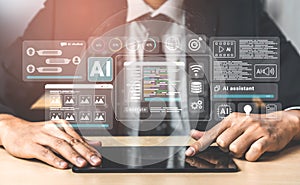 AI chatbot and code generation dashboard interface Parse