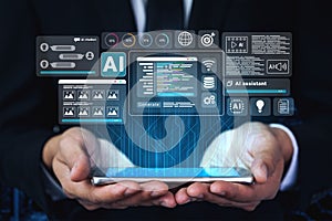 AI chatbot and code generation dashboard interface Parse