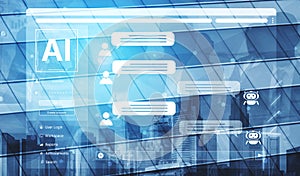 AI chatbot for customer service and user support on a digital platform. Fermion