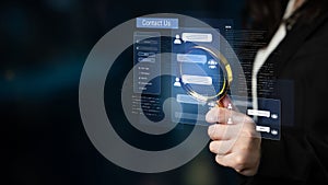 AI chatbot for customer service and user support on a digital platform. Fermion