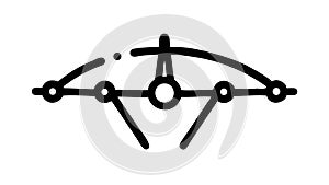 AI Circuitry, Advanced Neural Network, Machine Learning, vector design Generative AI