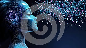 AI Coding Agent in Digital Code Cloud, Artificial Intelligence, Tech Innovation Concept