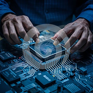 AI computing with neural engine processor