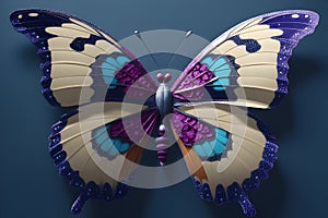 AI conjures a stunning image of a butterfly photo