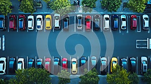 AI-Controlled SmartParking Systems An urban environment.