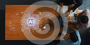 AI core processor for system-level data processing and global analytics. Fermion