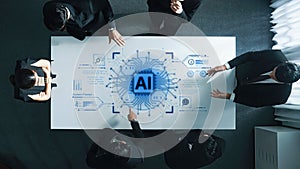 AI core processor for system-level data processing and global analytics. Fermion