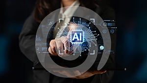 AI core processor for system-level data processing and global analytics. Fermion