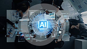 AI core processor for system-level data processing and global analytics. Fermion