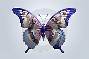 AI crafts a tapestry of nature\'s artistry in the form of a butterfly