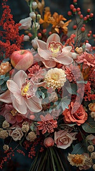 AI creates images, flowers, and large bouquets of flowers