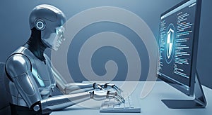 AI Cybersecurity Robot
