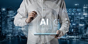 AI dashboard for advanced data analytics and business intelligence visualization. Fermion