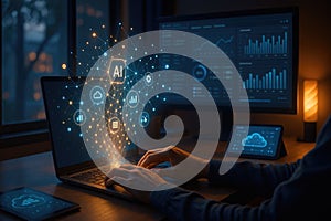 Ai data analytics cloud computing network technology