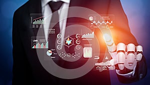AI Data Analytics for Performance Metrics Visualization Motif