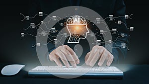 AI Data Management System with Neural Network and Data Flow Concept Elide
