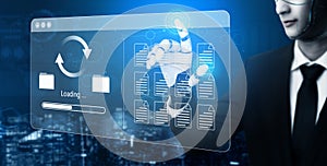 AI data synchronization process visualization Parse