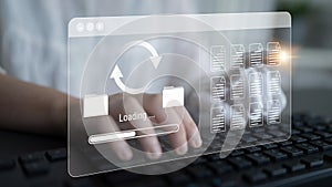 AI data synchronization process visualization Parse