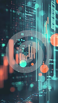 AI-driven algorithms predicting stock market trends in global financial systems.