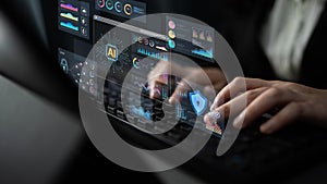 AI-driven business intelligence dashboard for advanced data analytics. Fermion