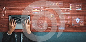 AI-driven business intelligence dashboard for advanced data analytics. Fermion