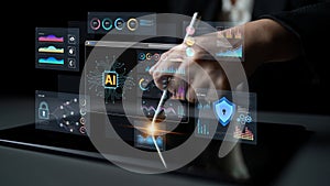 AI-driven business intelligence dashboard for advanced data analytics. Fermion