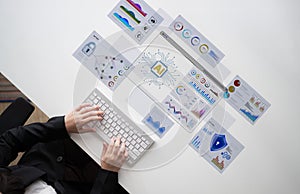 AI-driven business intelligence dashboard for advanced data analytics. Fermion