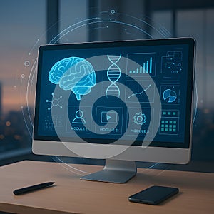 AI-Enhanced Desktop with Scientific and Data Visualization
