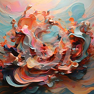 AI-generated abstract composition