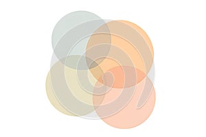 AI Generated Minimalist Pastel Geometric Abstract