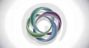 Interlocking Rings Abstract Design