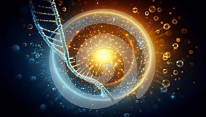 Abstract DNA and Molecular Connections