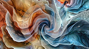 AI-generated abstract visual, showcasing unique patterns and textures created through machine learning algorithms