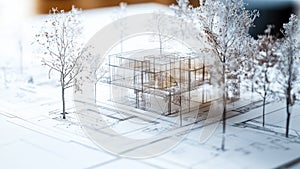 AI-Generated Architectural Model