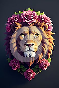 The Lion and the Roses photo