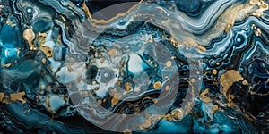 Ai generated blue agate background