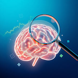 ai generated brain illustrations